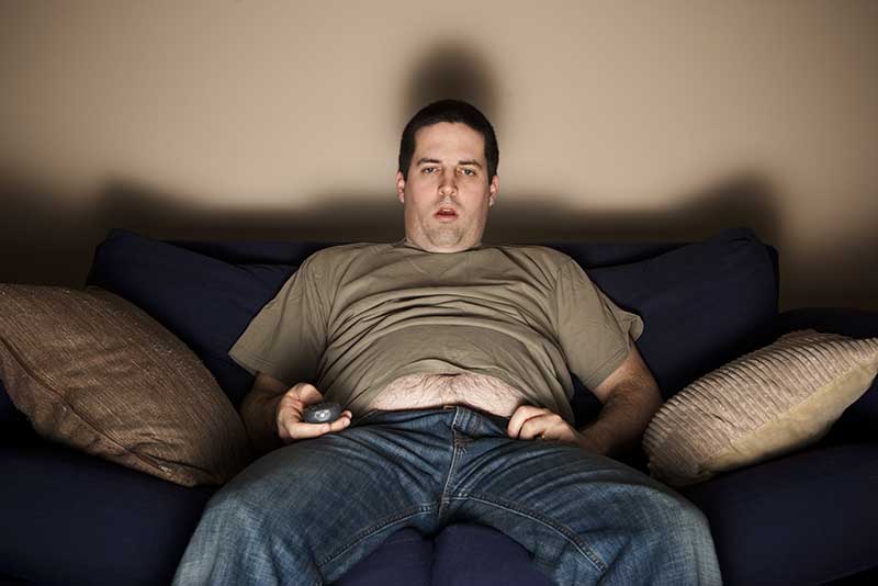 If being a couch potato has taken its toll…