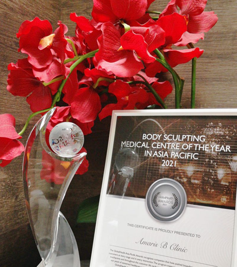 We won the Body Sculpting Medical Centre Of The Year (2021) in Asia Pacific!